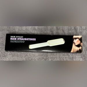 BRAND NEW Nadula White and Gold Hair Straightener Comb